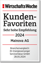 Siegel WirtschaftsWoche – Kundenfavorit 