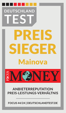 Preissiegersiegel Deutschlandtest von Focus