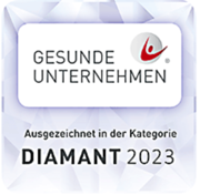 © Gesunde Unternehmen Siegel des Logo Gesunde Unternehmen Diamant 2023