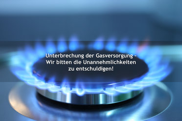 Unterbrechung der Gasversorgung