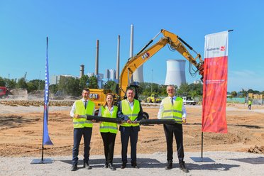 © Stadtwerke Hanau Baustart Gemeinschaftskraftwerk Hanau