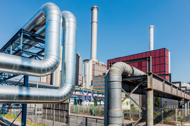 © Mainova AG Fernwärmeleitungen am Heizkraftwerk West