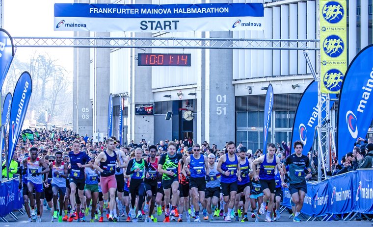 Start eines Halbmarathons