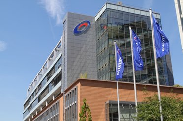 Großes Gebäude von Mainova