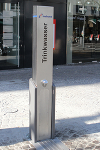 Trinkbrunnen und Wasserlehrpfad