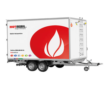 Anhänger mit Aufschrift Hotmobil