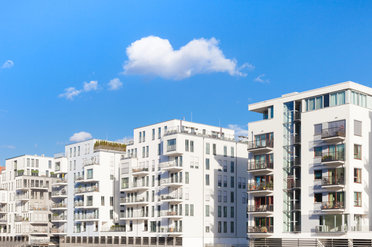 Drei Hochhäuser Neubau