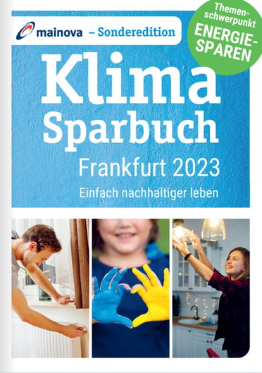 © Mainova Coverbild des Klimasparbuchs 2023