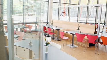Gesundes Essen im Mitarbeiter-Restaurant