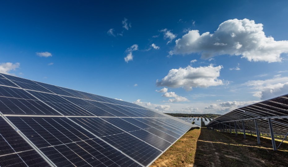Solarpanels des Solarpark Boitzenburger Land