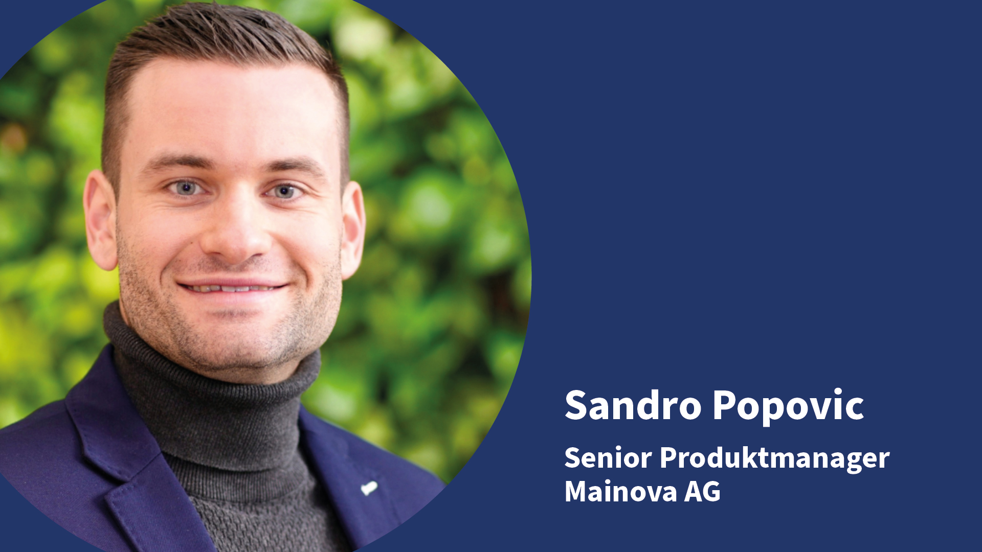 © Mainova AG Referent Sandro Popovic Senior Produktmanager Mainova AG