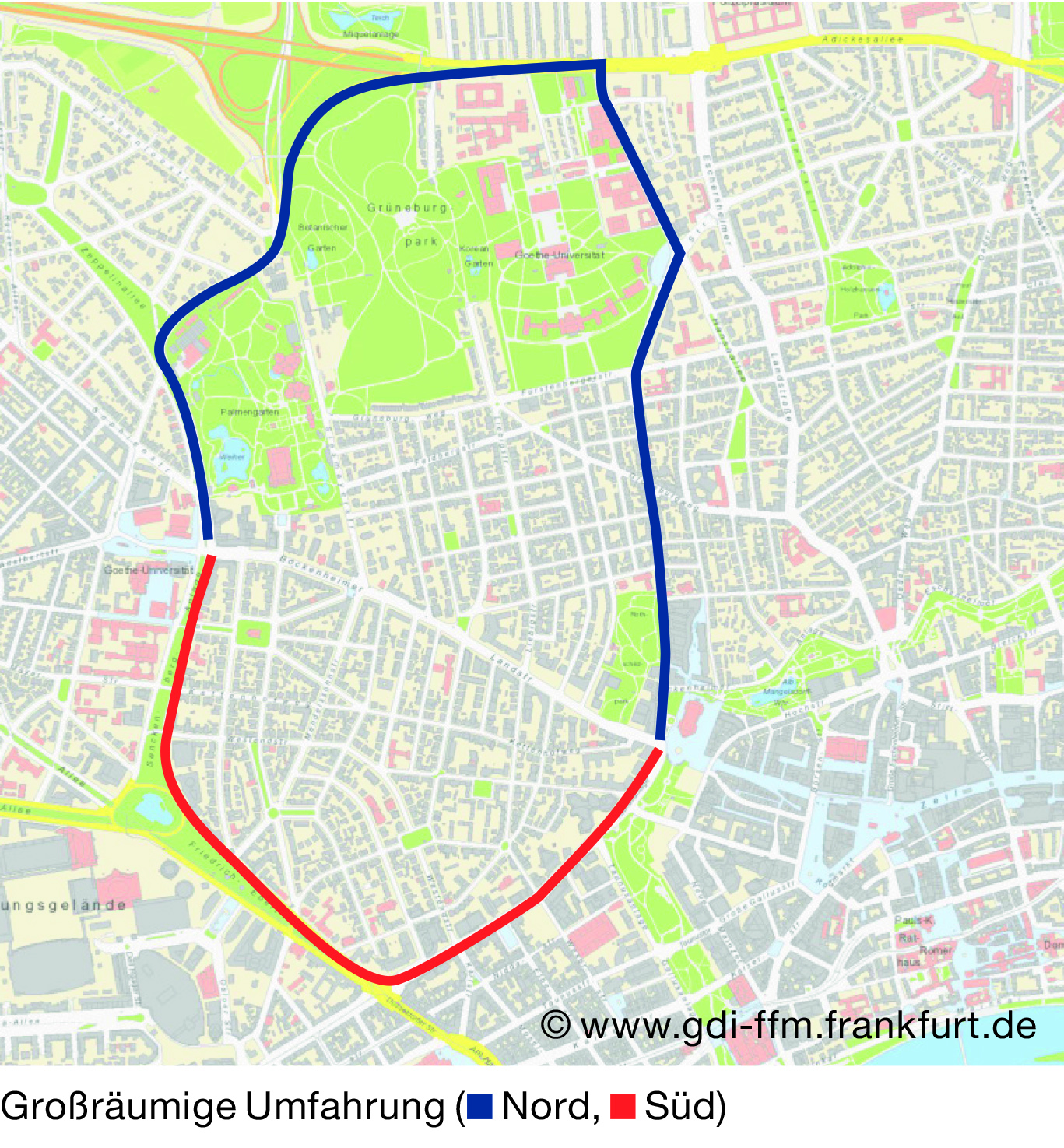 Straßenkarte