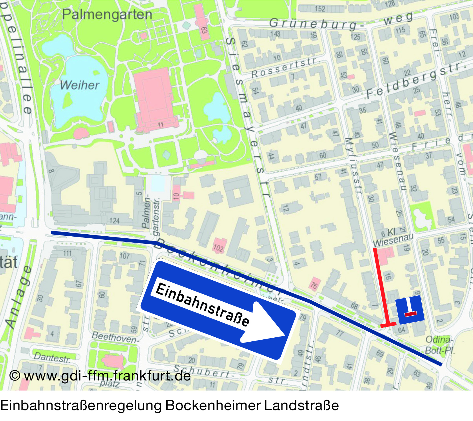 Straßenkarte 