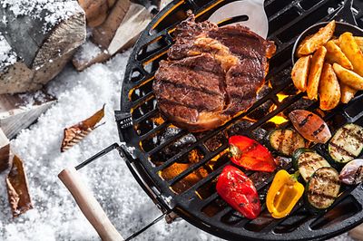 Grillen im Winter spart Energie