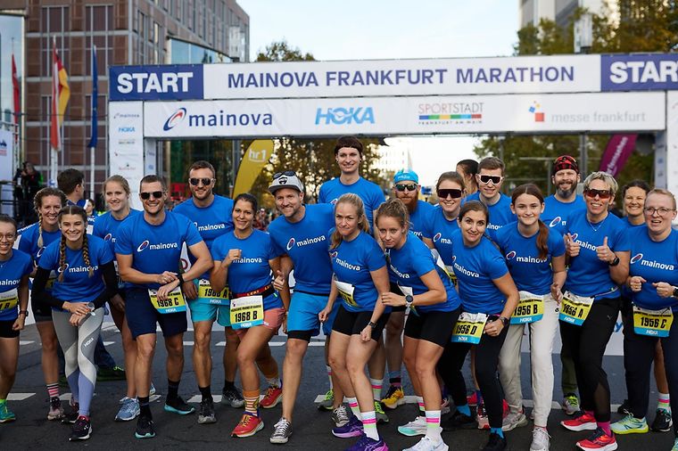 © Olaf Bauer Laufteam Mainova Frankfurt Marathon 2022