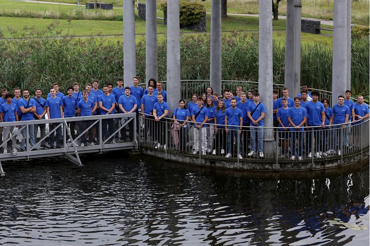 © Mainova Gruppenbild Mainova Auszubildende 2023