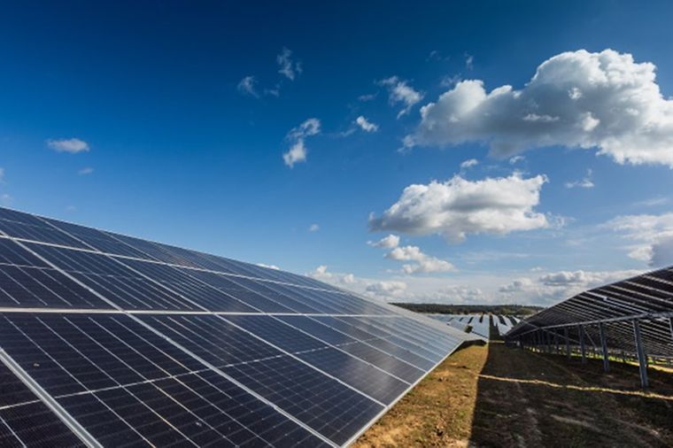 © Mainova Solarpanels des Solarpark Boitzenburger Land