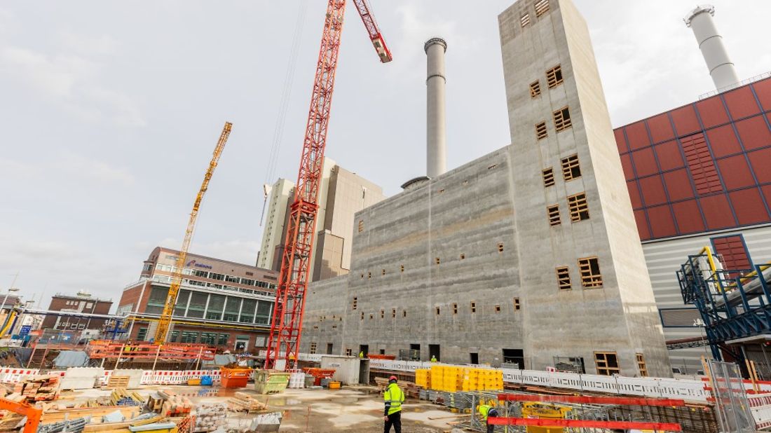 Umbau HKW West - Impressionen Januar 2024