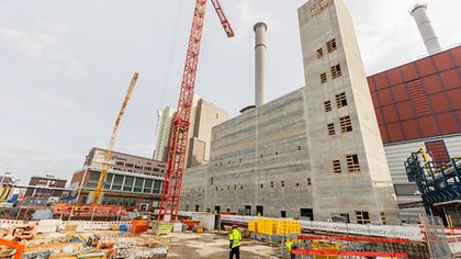 Umbau HKW West - Impressionen Januar 2024