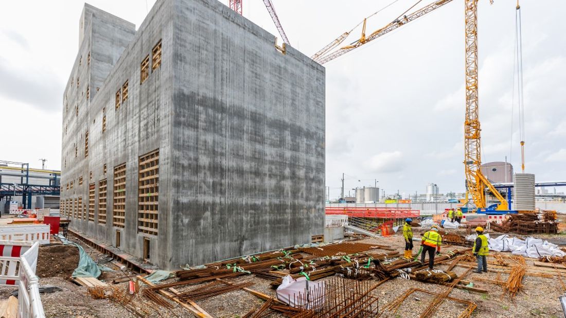 Umbau HKW West - Impressionen Januar 2024