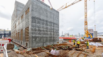 Umbau HKW West - Impressionen Januar 2024