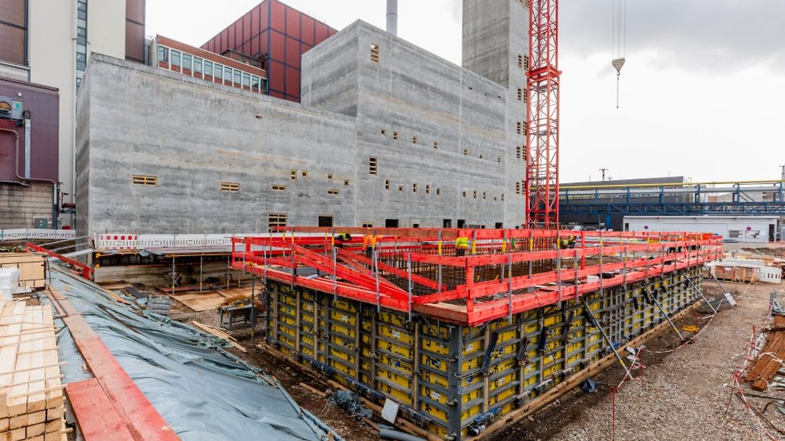 Umbau HKW West - Impressionen Januar 2024