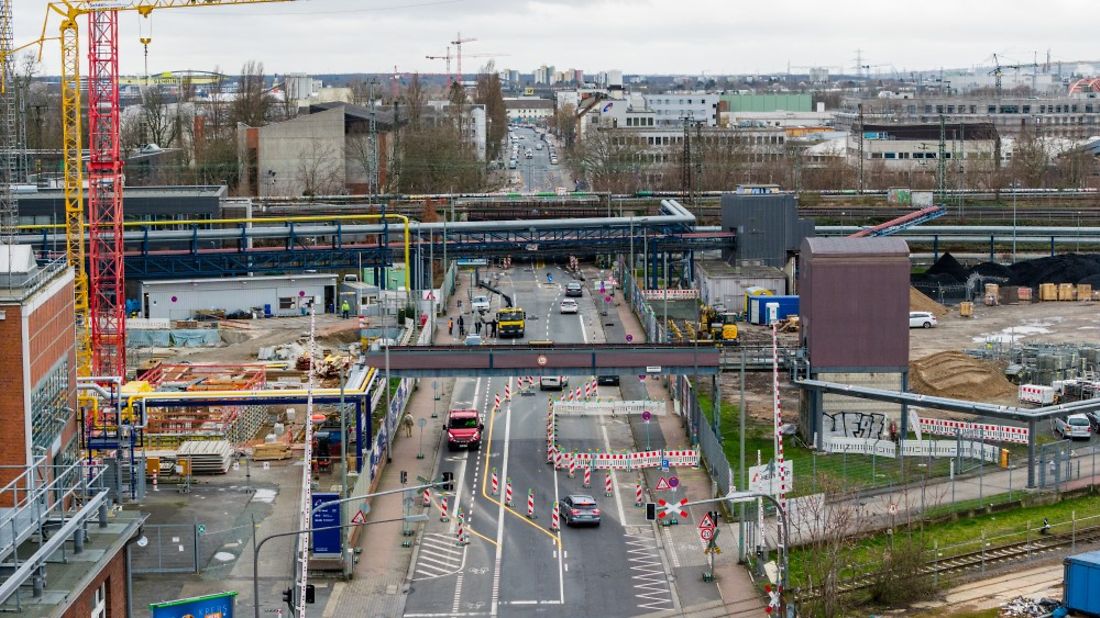 Umbau HKW West - Impressionen Februar 2024