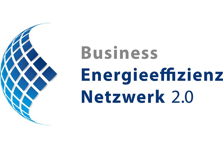 Logo mit Text Business Energieeffizienz-Netzwerk 2.0