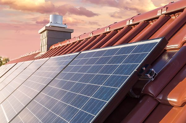 Photovoltaikanlage auf einem Dach