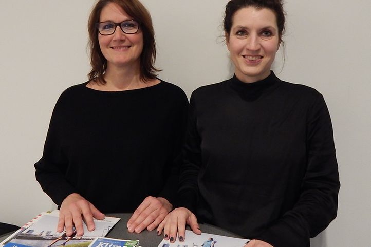 Sabine Kunkel und Sofia Caliendo, Energie­Effizienz­Expertinnen bei der ABGnova