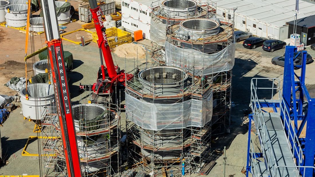 Umbau HKW West - Impressionen März 2025