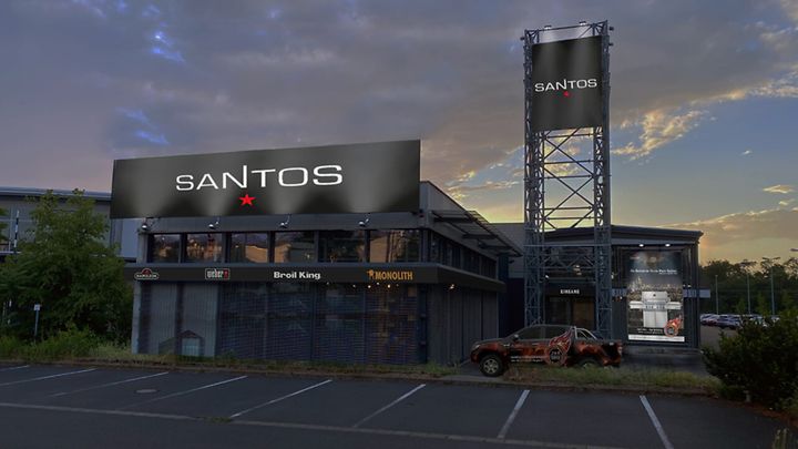 SANTOS Store von außen