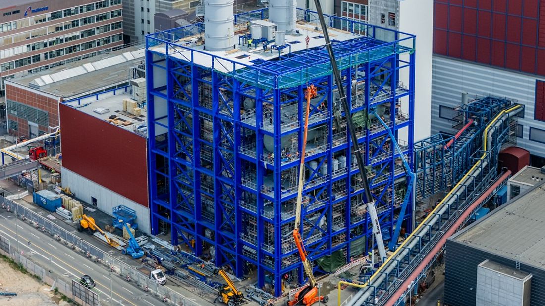 Umbau HKW West - Impressionen Juli 2025