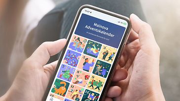 Mainova App mit dem Adventskalender