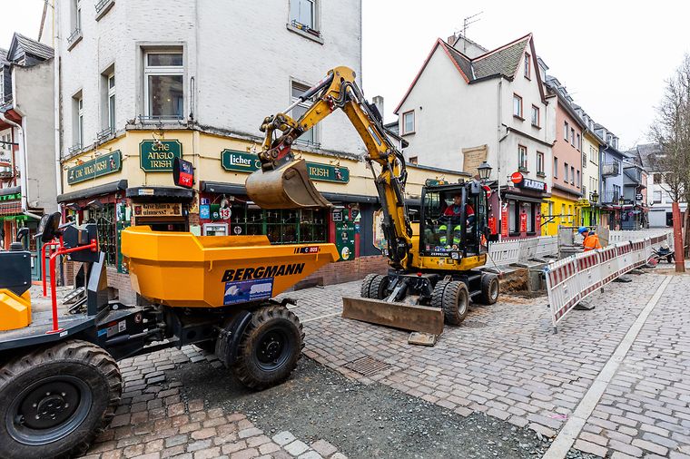 Baustelle Alt-Sachsenhausen