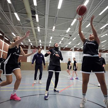 Damen-Mannschaft der FTG Frankfurt 