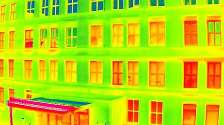 DECHEMA Gebäude Thermografie-Aufnahme