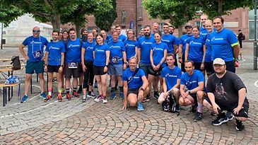 Läuferteam zum Ironman