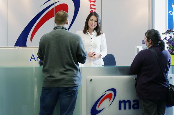 Beratung für Gewerbekunden im ServiceCenter