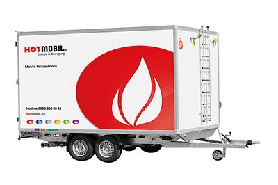 Anhänger mit Aufschrift Hotmobil