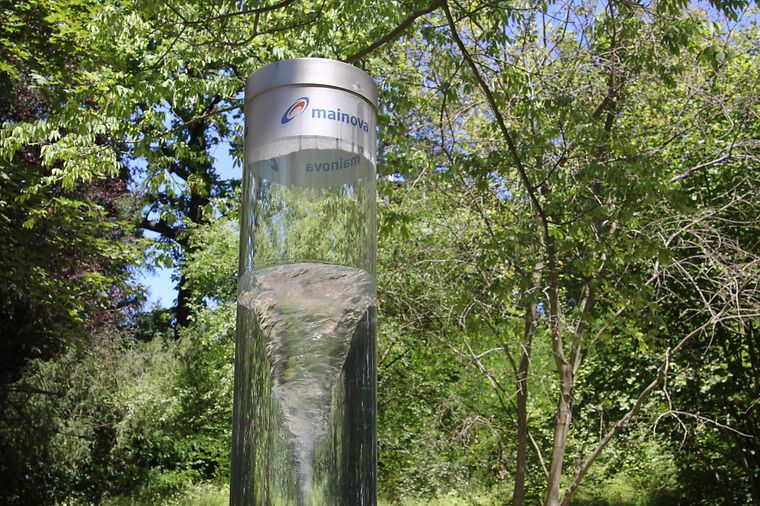 Wassersäule der Mainova AG