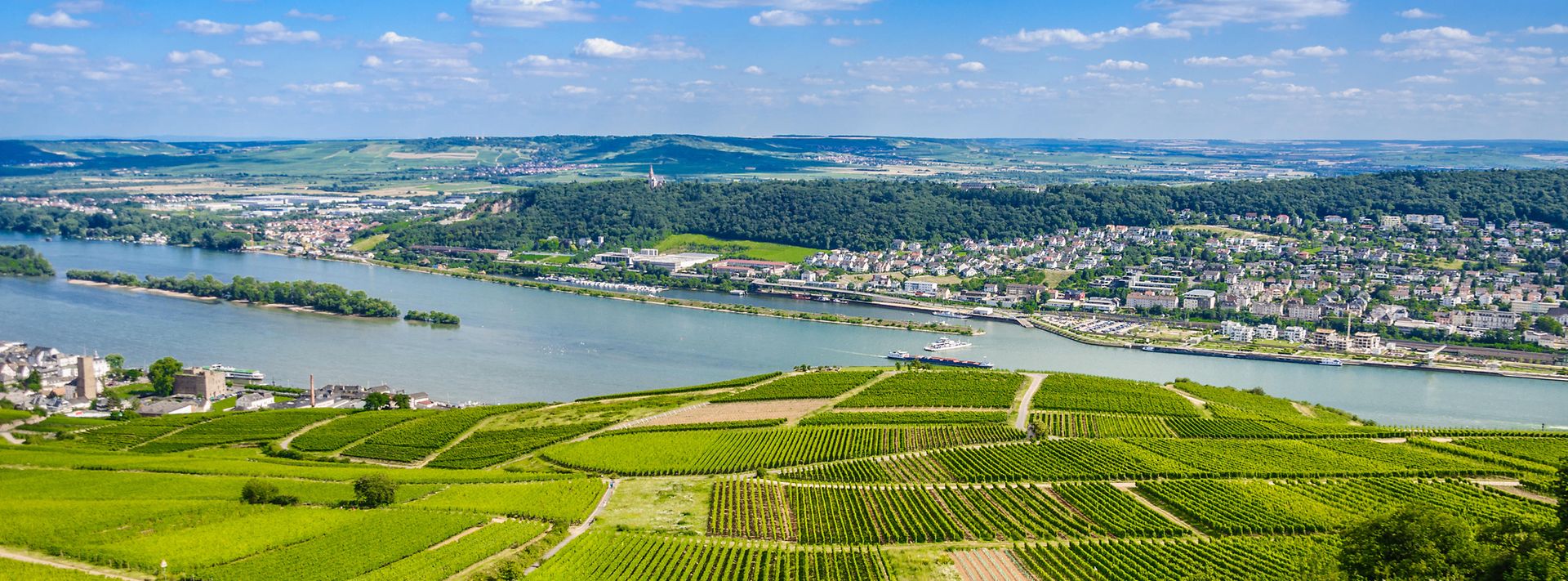 © iStock.com - Eagle2308 Drohnenbild einer Flusslandschaft