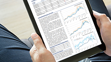 © Mainova Ein Tablet mit Newsletter als Content