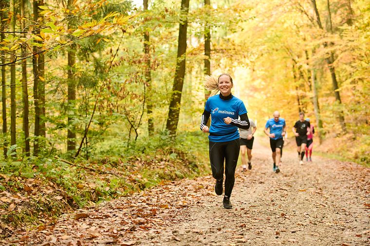 Auf den Mainova-Laufwegen mehr als 100 Kilometer durch den Taunus